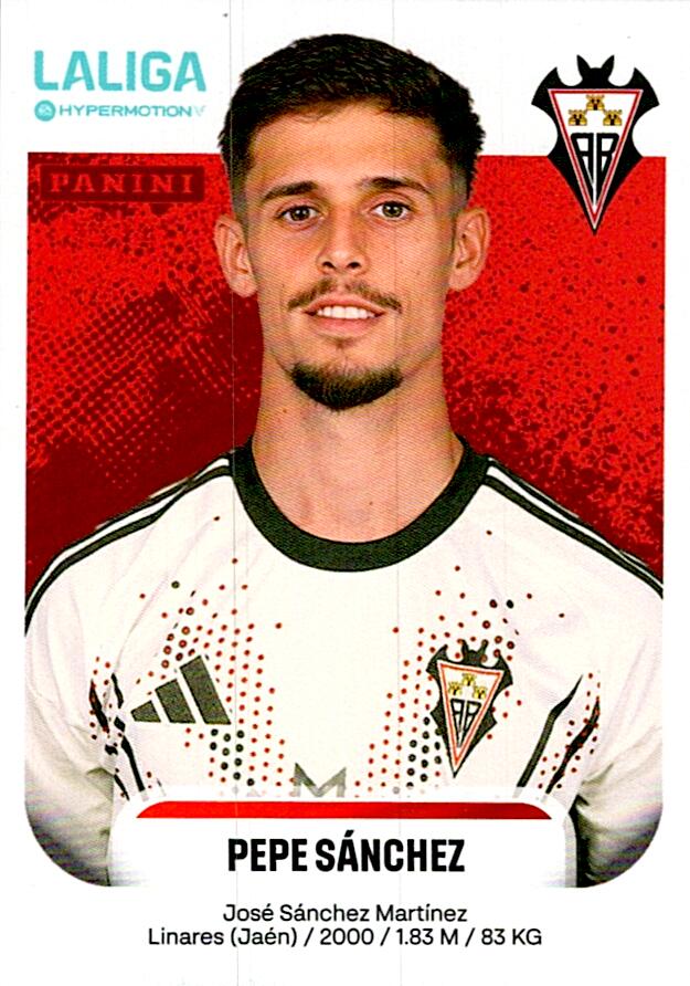LALIGA HYPERMOTION 2025-26 PEPE SANCHEZ ALBACETE Nº9A
