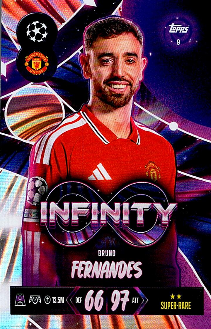 MATCH ATTAX CHAMPIONS LEAGUE 2026/2027 BRUNO FERNANDES INFINITY Nº9