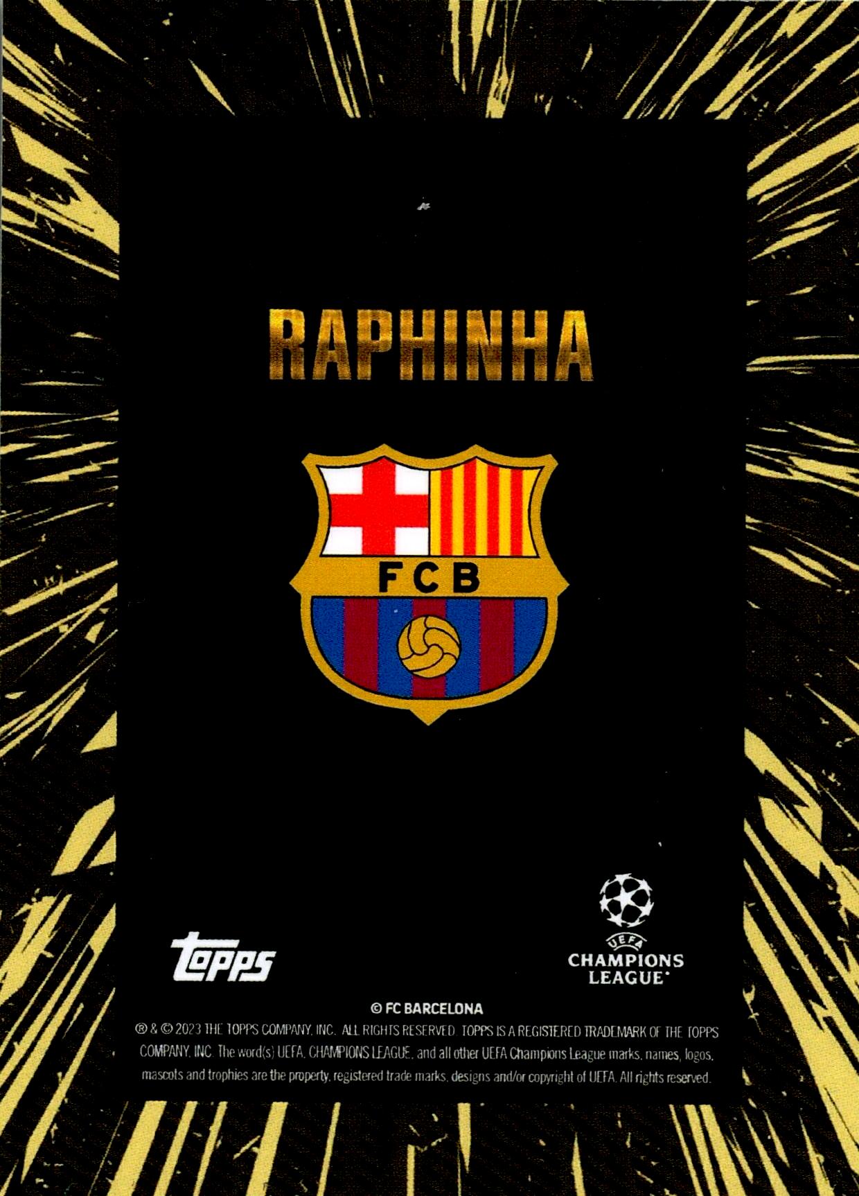 TOPPS DECO 2023/2024 RAPHINHA X WHIP