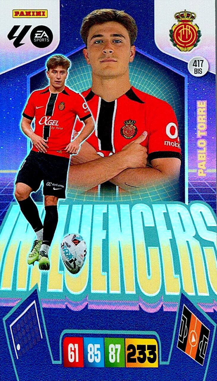 ADRENALYN LA LIGA 2025/2026 PABLO TORRE INFLUENCERS Nº417BIS