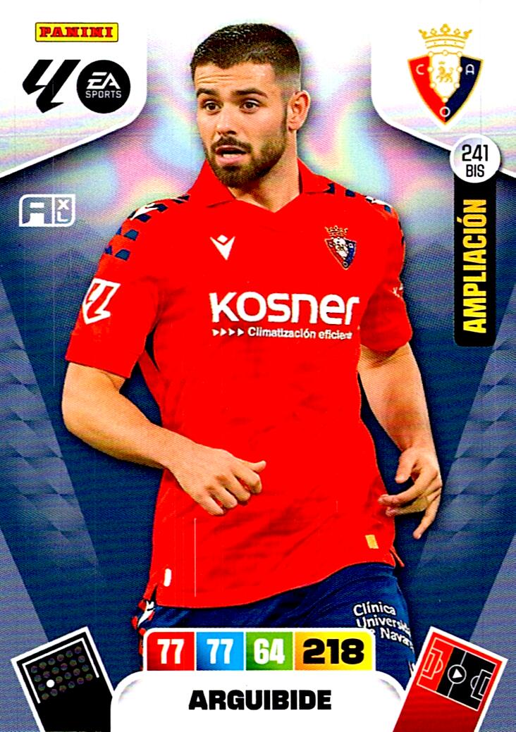 ADRENALYN LA LIGA 2025/2026 ARGUIBIDE AMPLIACION Nº241 BIS