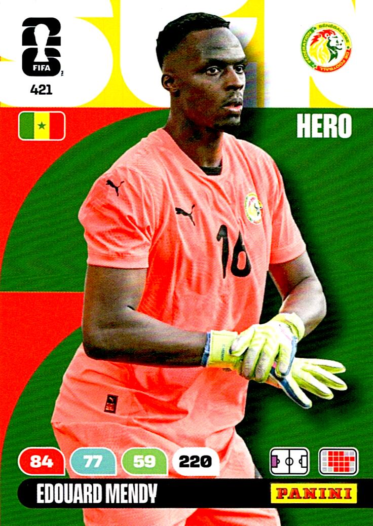 ADRENALYN WORLD CUP 2026 EDOUARD MENDY SENEGAL Nº421
