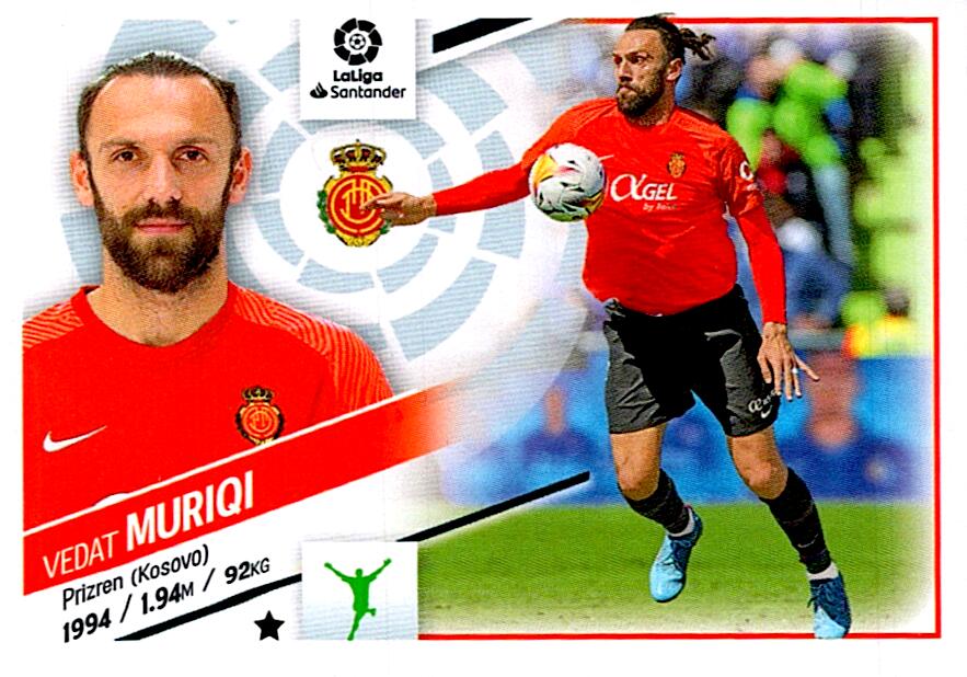 Cromo Liga Este 2022/2023 MURIQI RCD MALLORCA Nº20 SEGUNDA EDICION