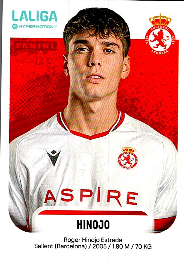 LALIGA HYPERMOTION 2025-26 HINOJO CULTURAL LEONESA Nº163