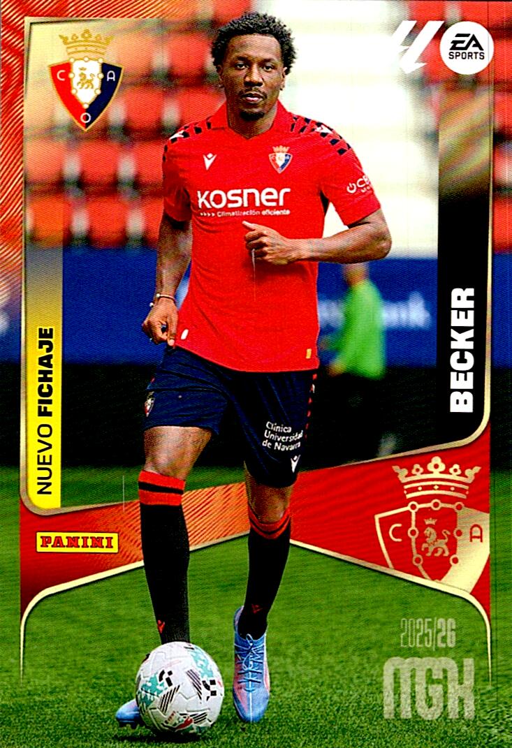 MEGACRACKS 2025/2026 BECKER ULTIMO FICHAJE Nº485 TERCERA EDICION