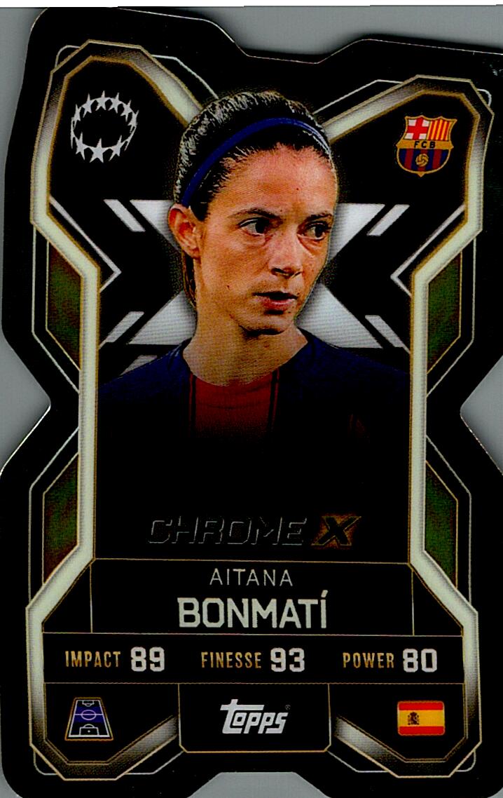 TOPPS MATCH ATTAX EXTRA 2025/26 AITANA BONMATI CHROME X NºCX9