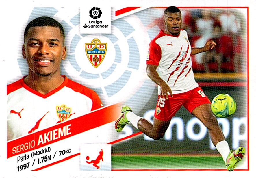 Cromo Liga Este 2022/2023 AKIEME ALMERIA Nº9A