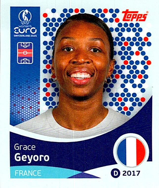 TOPPS WOMEN´S EURO SWITZERLAND 2025 GRACE GEYORO Nº246