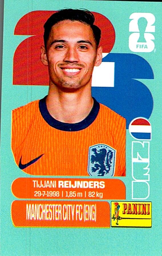 STICKERS FIFA WORLD CUP 2026 TIJJANI REIJNDERS NºNED 10