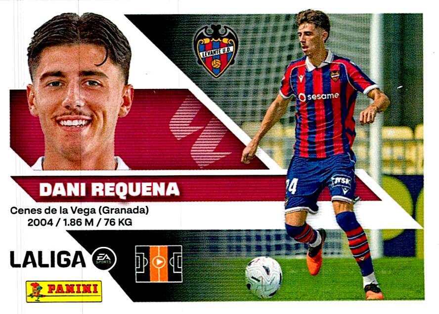 LIGA ESTE 2026/2027 DANI REQUENA LEVANTE UD Nº13 SEGUNDA EDICION