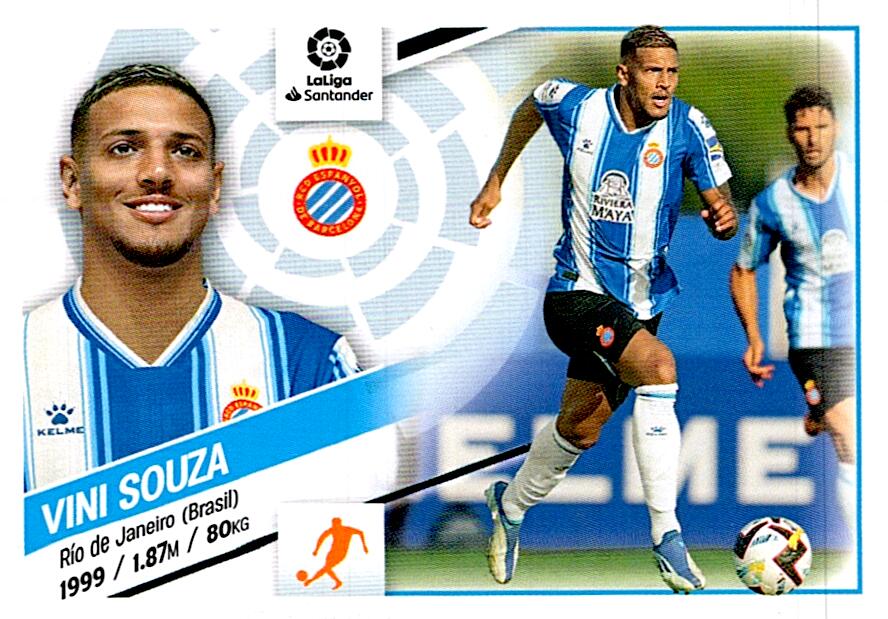 Cromo Liga Este 2022/2023 VINI SOUZA ULTIMO FICHAJE Nº12 SEGUNDA EDICION