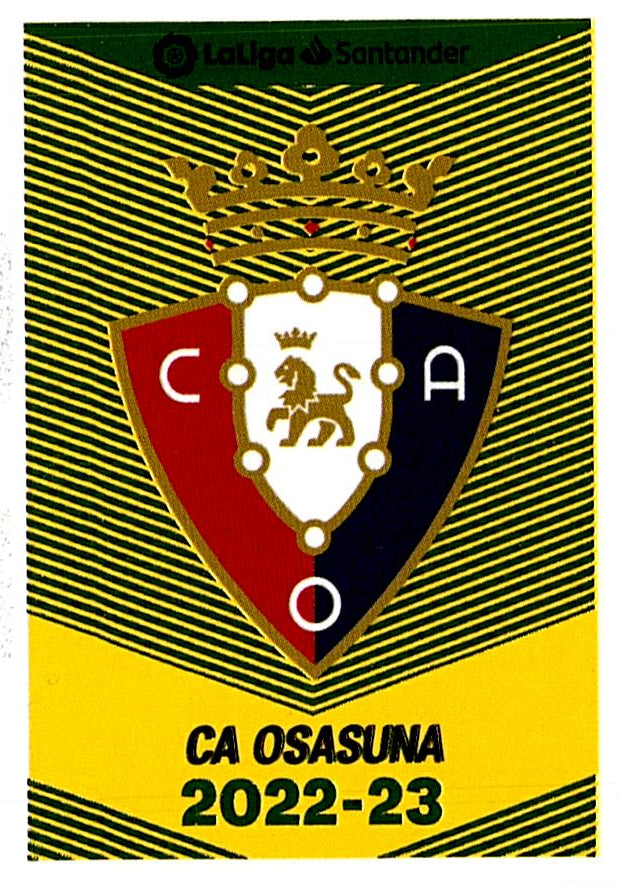 Cromo Liga Este 2022/2023 ESCUDO CA OSASUNA Nº1