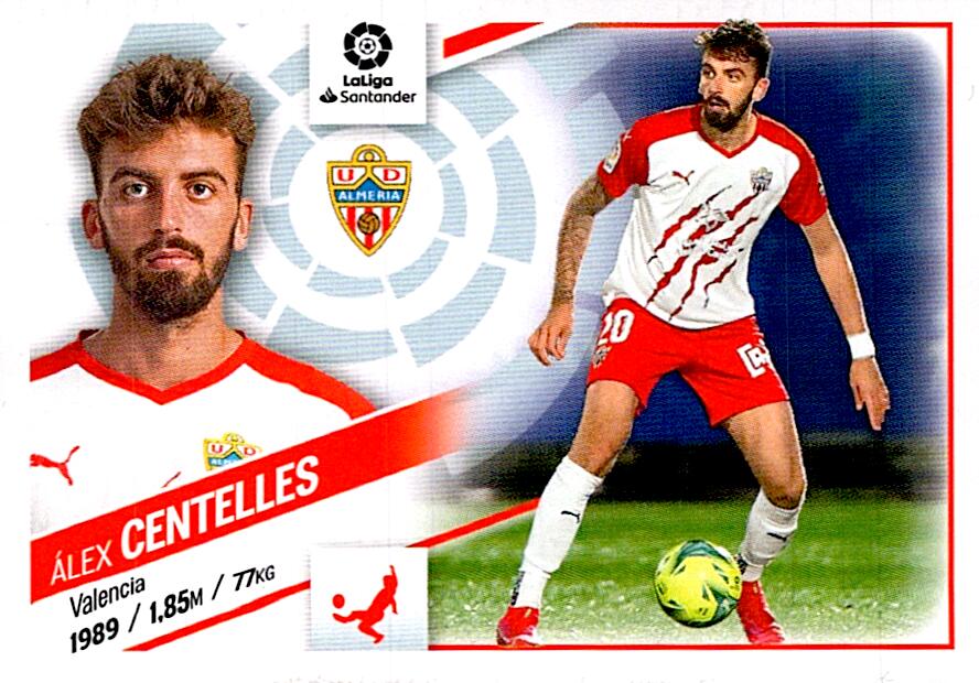 Cromo Liga Este 2022/2023 CENTELLES ALMERIA Nº9B