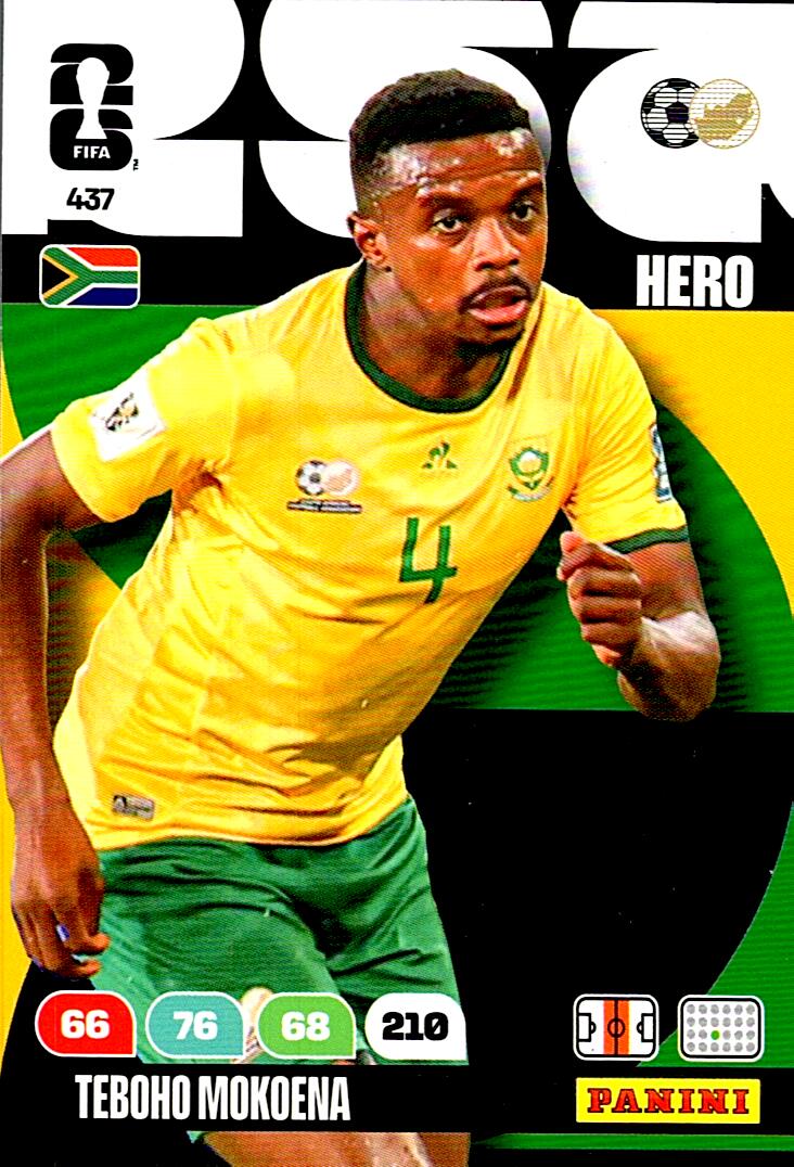 ADRENALYN WORLD CUP 2026 TEBOHO MOKOENA SOUTH AFRICA Nº437