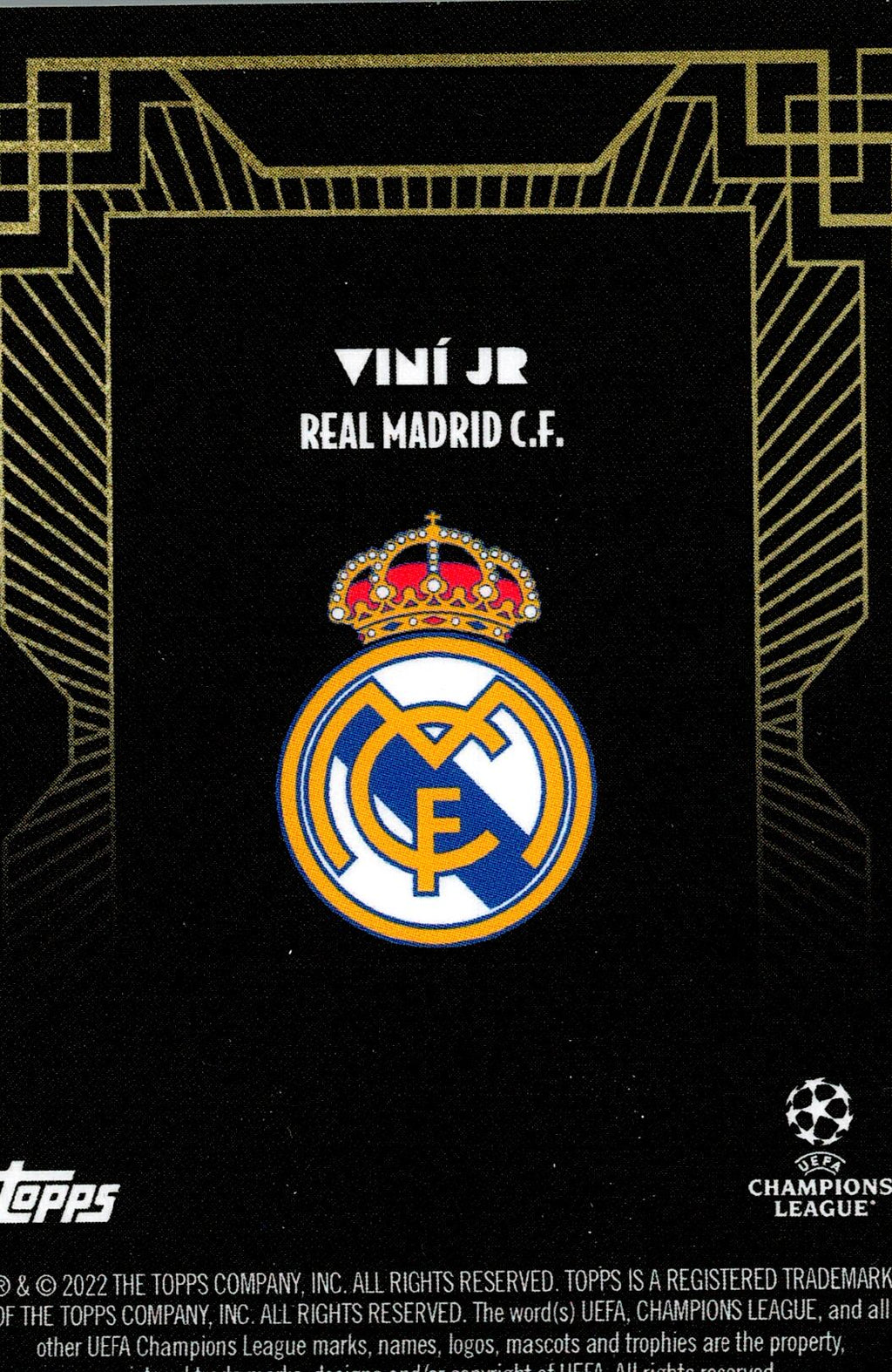 TOPPS DECO UCL 2021/2022 VINI JR