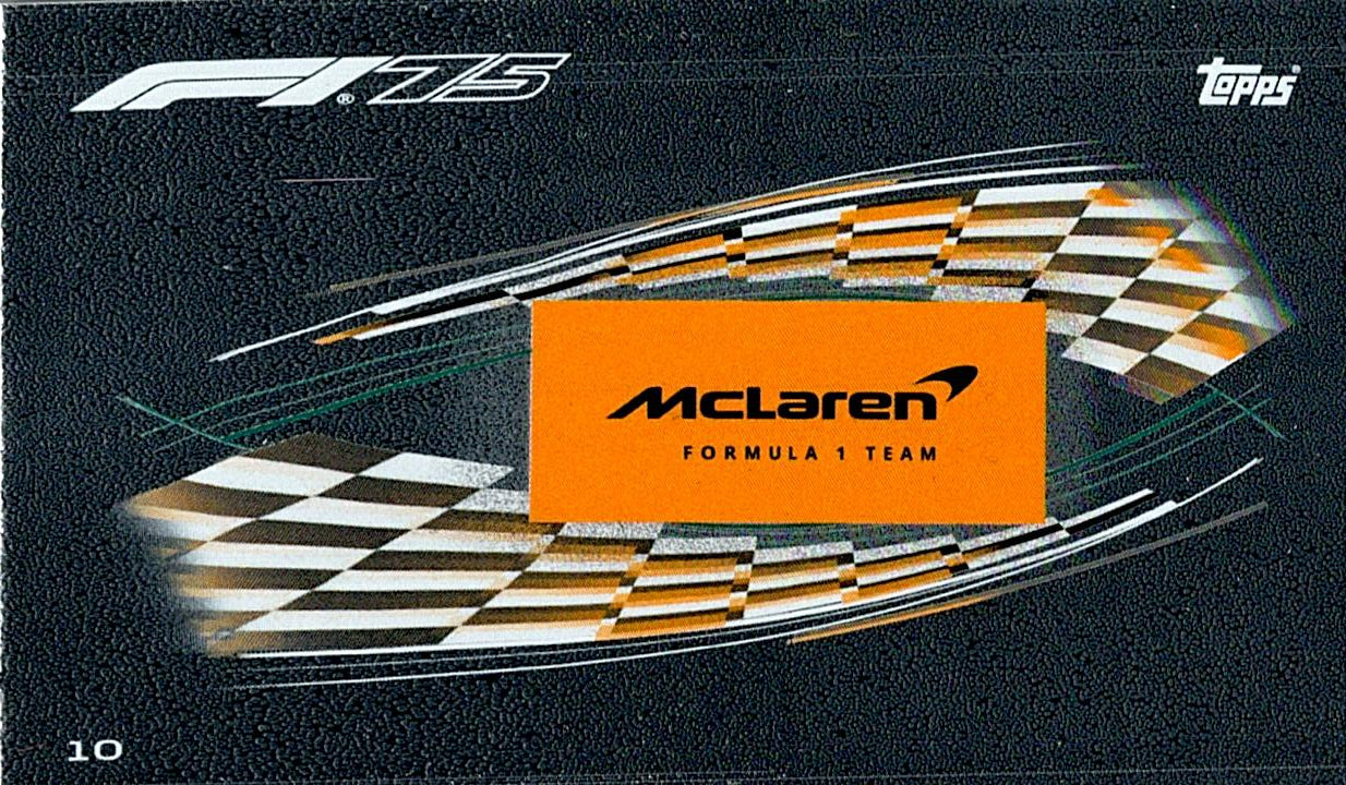 Turbo Attax 2025 LOGO MCLAREN nº10