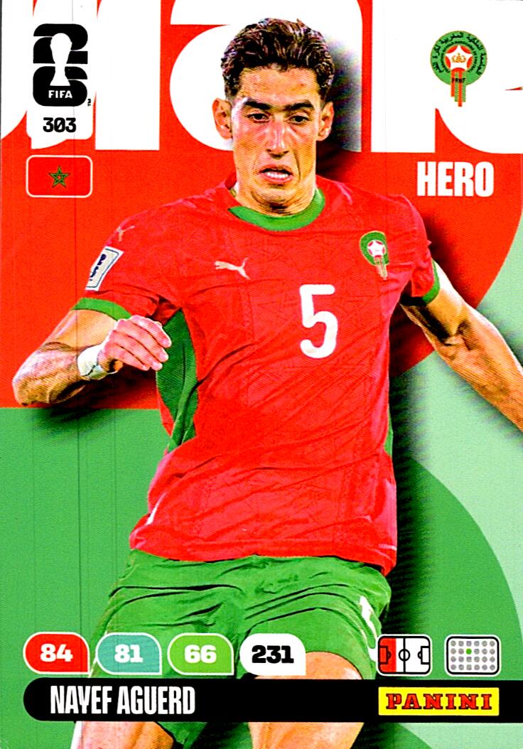 ADRENALYN WORLD CUP 2026 NAYEF AGUERD MOROCCO Nº303