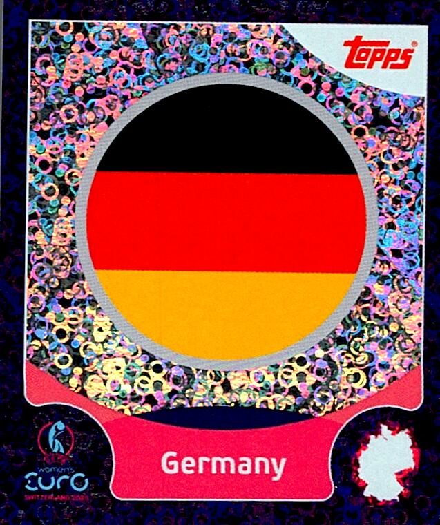 TOPPS WOMEN´S EURO SWITZERLAND 2025 ESCUDO GERMANY Nº11