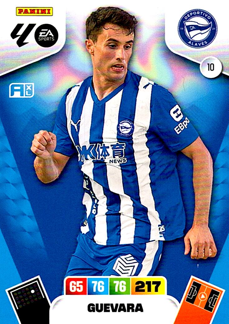 ADRENALYN LA LIGA 2025/2026 GUEVARA D. ALAVES Nº10