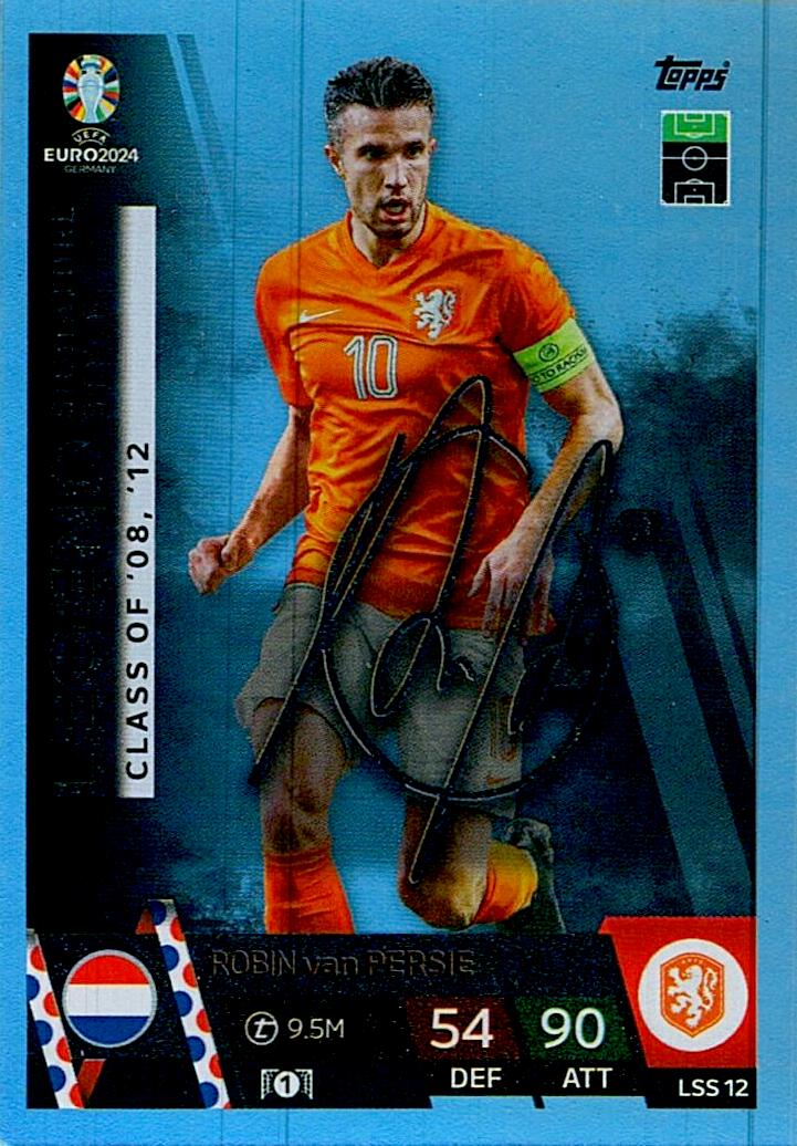 TOPPS MATCH ATTAX UEFA EURO 2024 ROBIN VAN PERSIE SIGNATURE STYLE NºLSS12