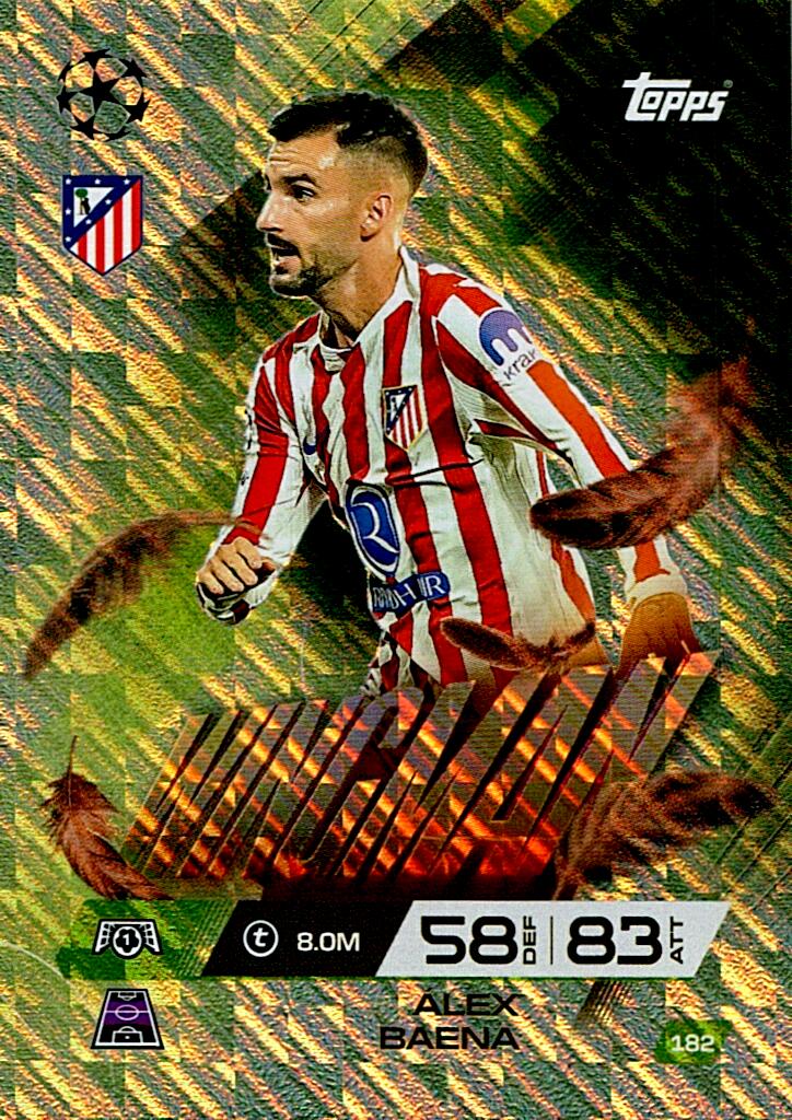 TOPPS MATCH ATTAX EXTRA 2025/26 ALEX BAENA WINGMAN Nº182
