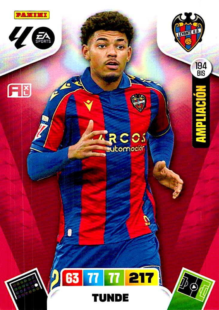 ADRENALYN LA LIGA 2025/2026 TUNDE AMPLIACION Nº194 BIS