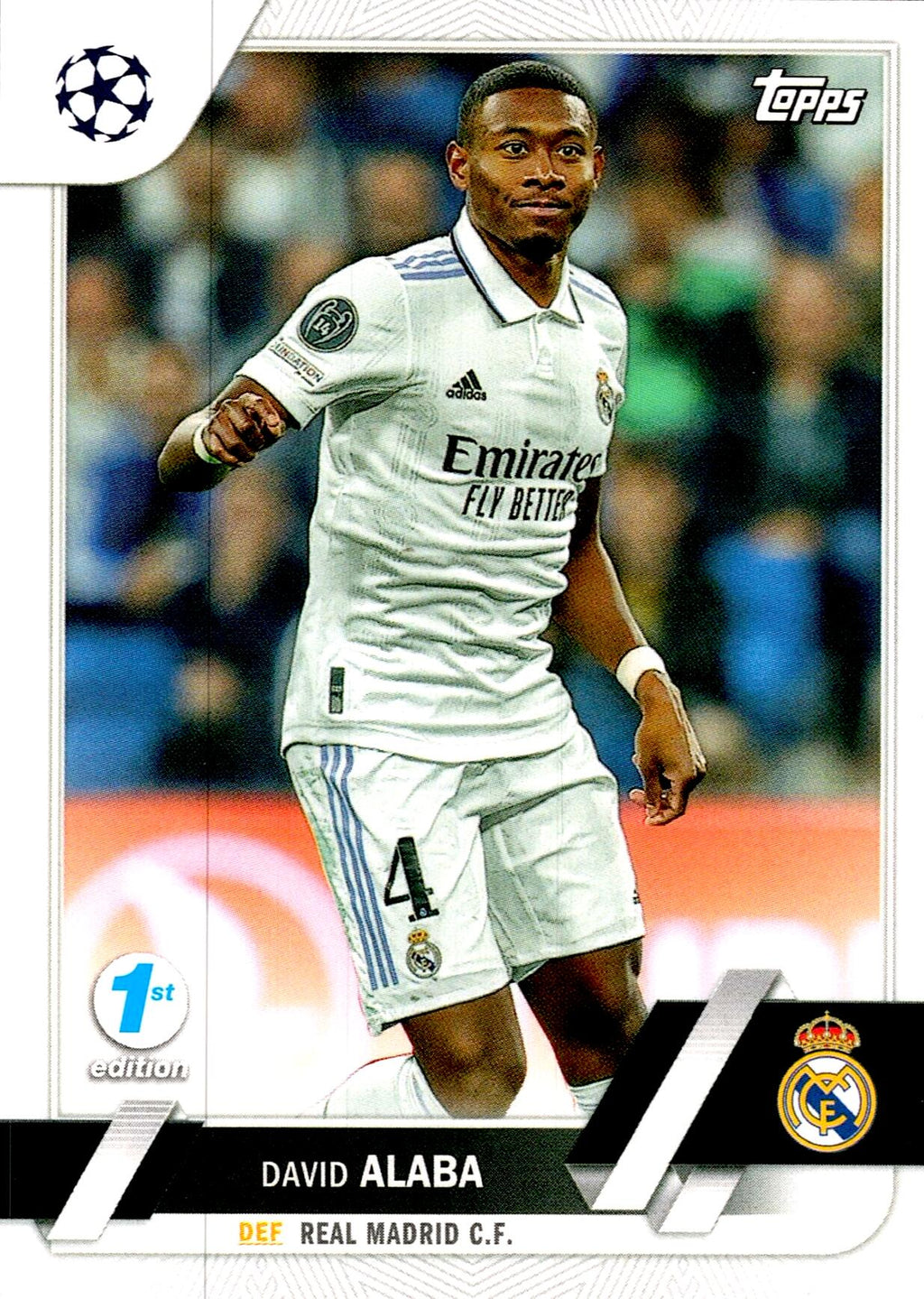 TOPPS UEFA CHAMPIONS LEAGUE 2022/2023 DAVID ALABA Nº82 1ST EDITION