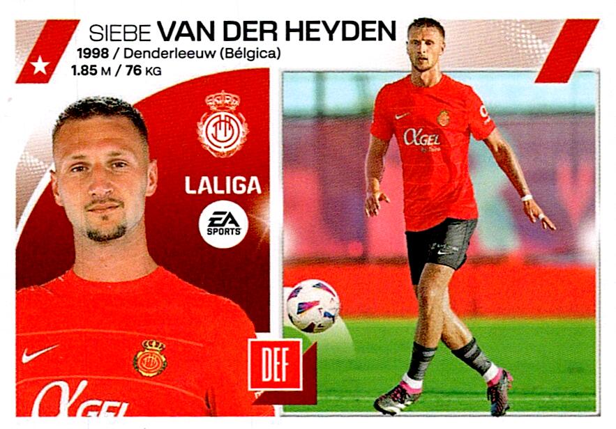 LIGA ESTE 2023/2024 VAN DER HEYDEN ULTIMO FICHAJE Nº31 TERCERA EDICION