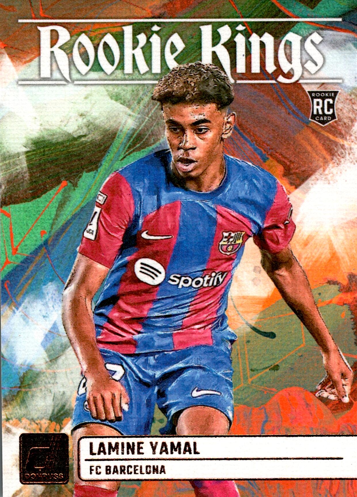 PANINI DONRUSS FIFA 2023/2024 LAMINE YAMAL ROOKIE KINGS Nº2 ROOKIE