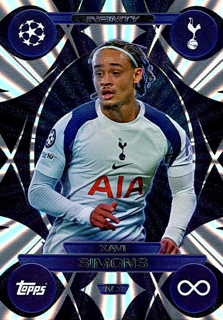 TOPPS MATCH ATTAX EXTRA 2025/26 XAVI SIMONS INFINITY NºIN3