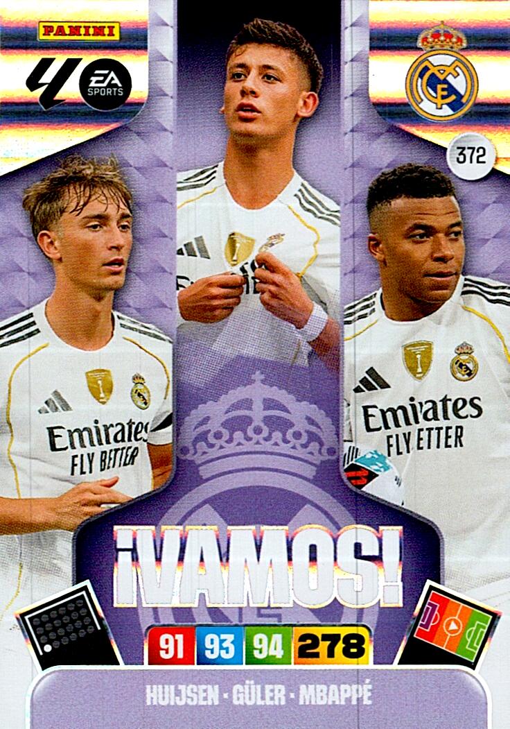 ADRENALYN LA LIGA 2025/2026 REAL MADRID ¡VAMOS! Nº372