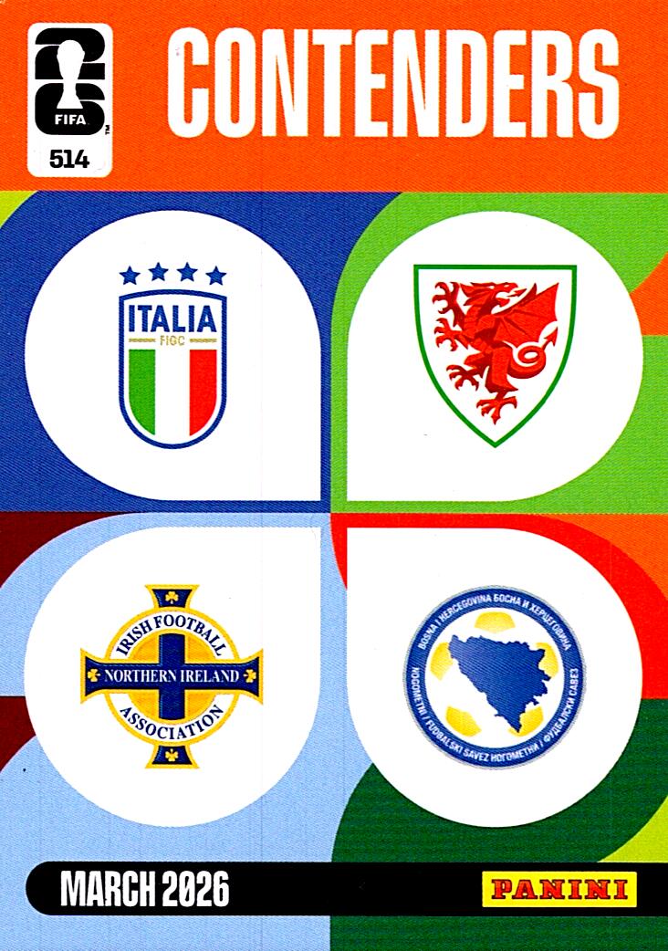 ADRENALYN WORLD CUP 2026 CONTENDERS Nº514