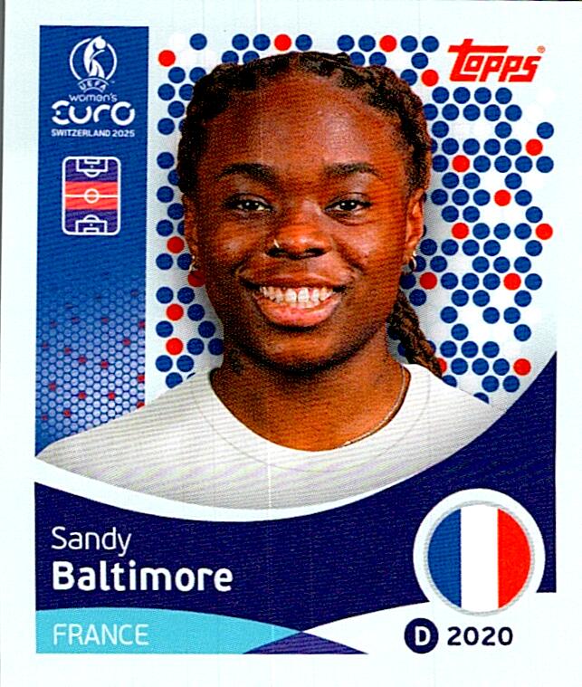 TOPPS WOMEN´S EURO SWITZERLAND 2025 SANDY BALTIMORE Nº248