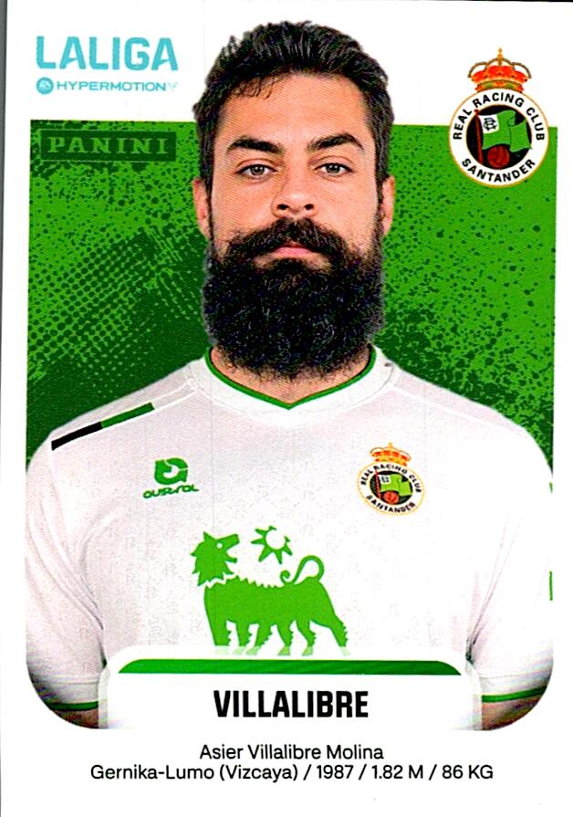 LALIGA HYPERMOTION 2025-26 VILLALIBRE RACING DE SANTANDER Nº342