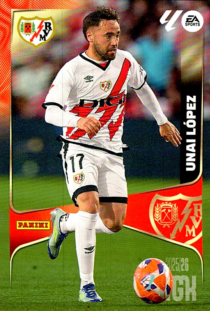 MEGACRACKS 2025/2026 UNAI LOPEZ RAYO VALLECANO Nº300