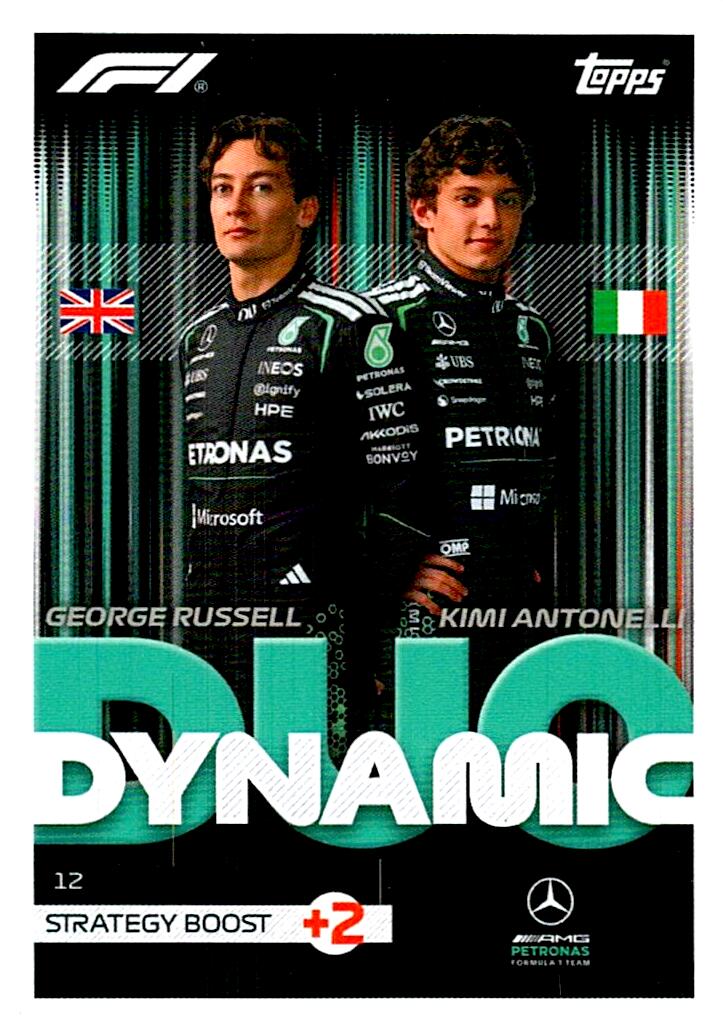 TURBO ATTAX FORMULA 1 2026 GEORGE RUSESELL & KIMI ANTONELLI Nº12