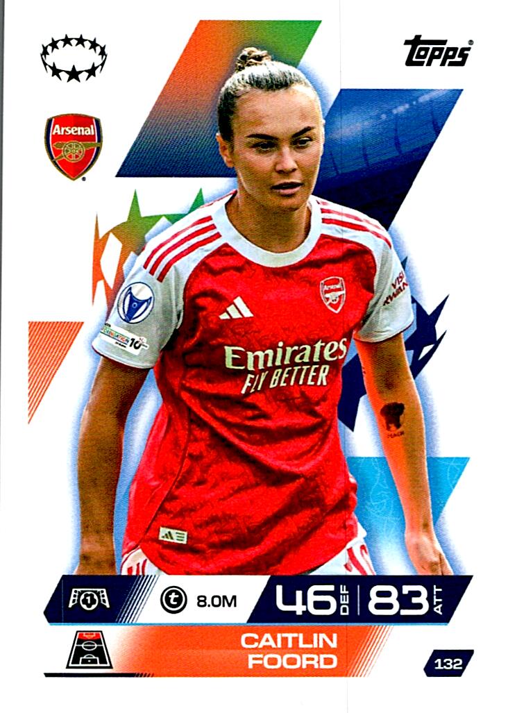 TOPPS MATCH ATTAX EXTRA 2025/26 CAITLIN FOORD Nº132