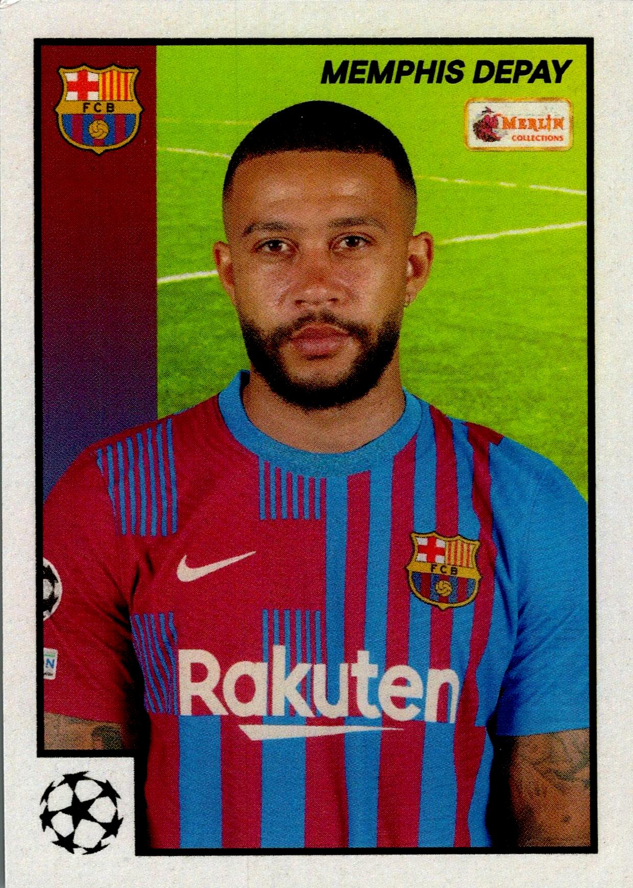 TOPPS MERLIN HERITAGE 97 2021/2022 MEMPHIS DEPAY Nº35