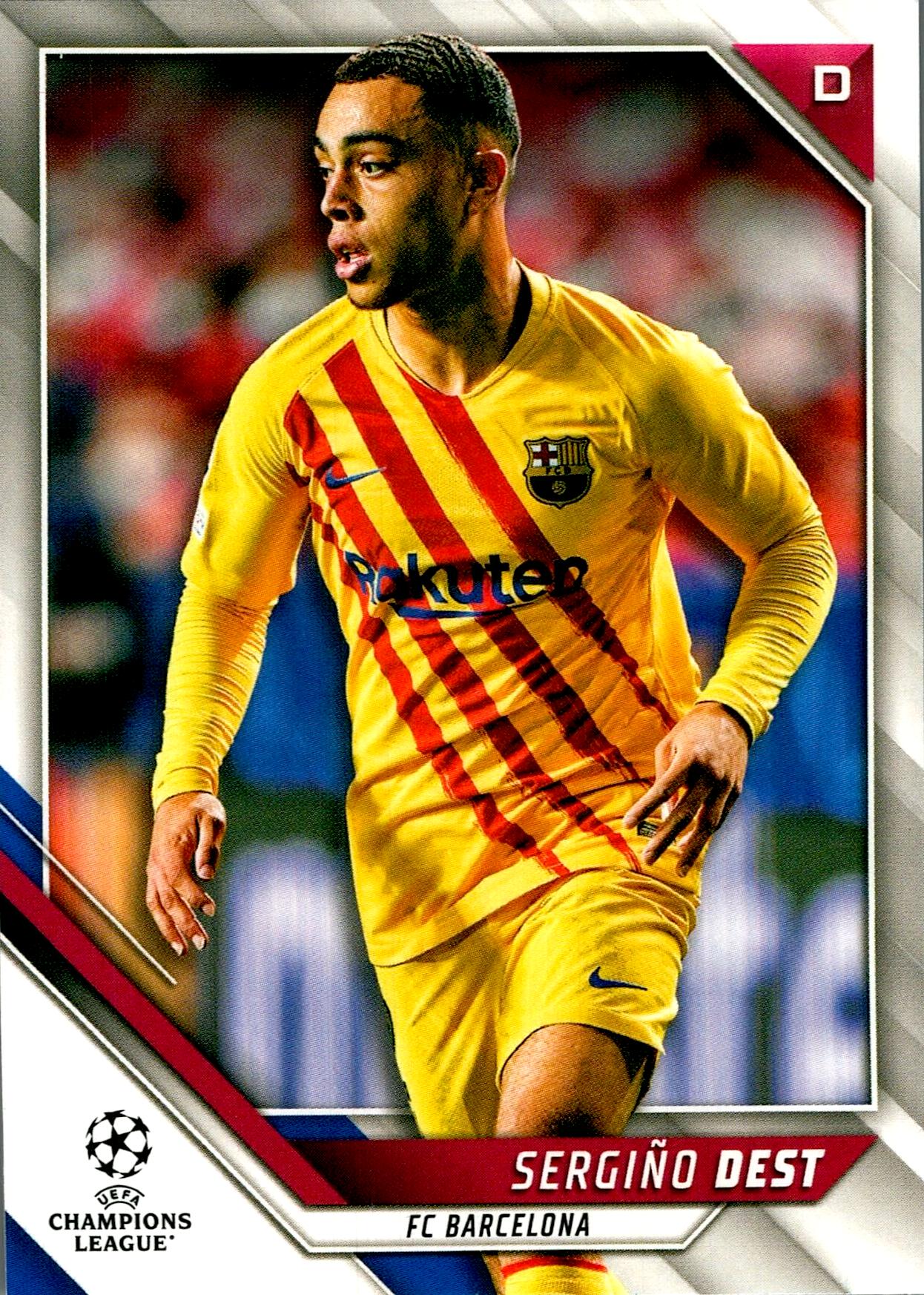 TOPPS UEFA CHAMPIONS LEAGUE 2021/2022 SERGIÑO DEST Nº111