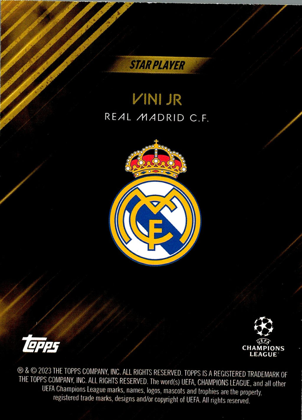 TOPPS DECO UCL 2022/2023 VINI JR KNOCKOUT