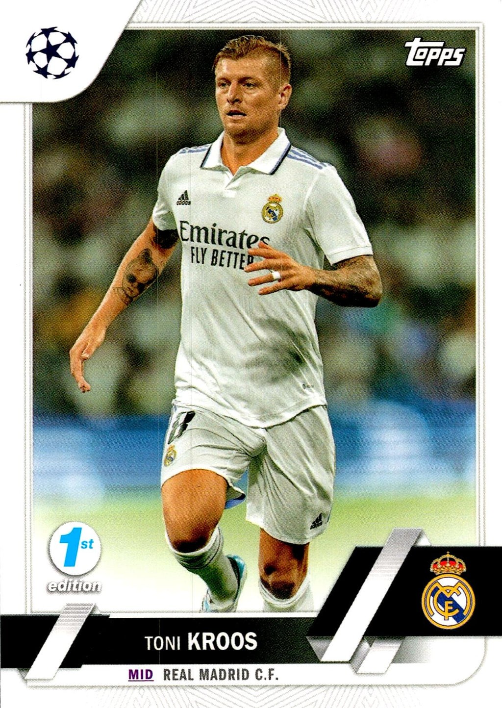 TOPPS UEFA CHAMPIONS LEAGUE 2022/2023 TONI KROOS Nº156 1ST EDITION