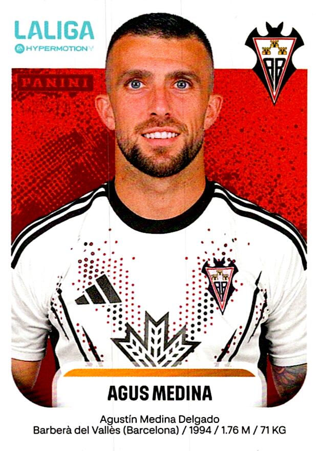 LALIGA HYPERMOTION 2025-26 AGUS MEDINA ALBACETE Nº12