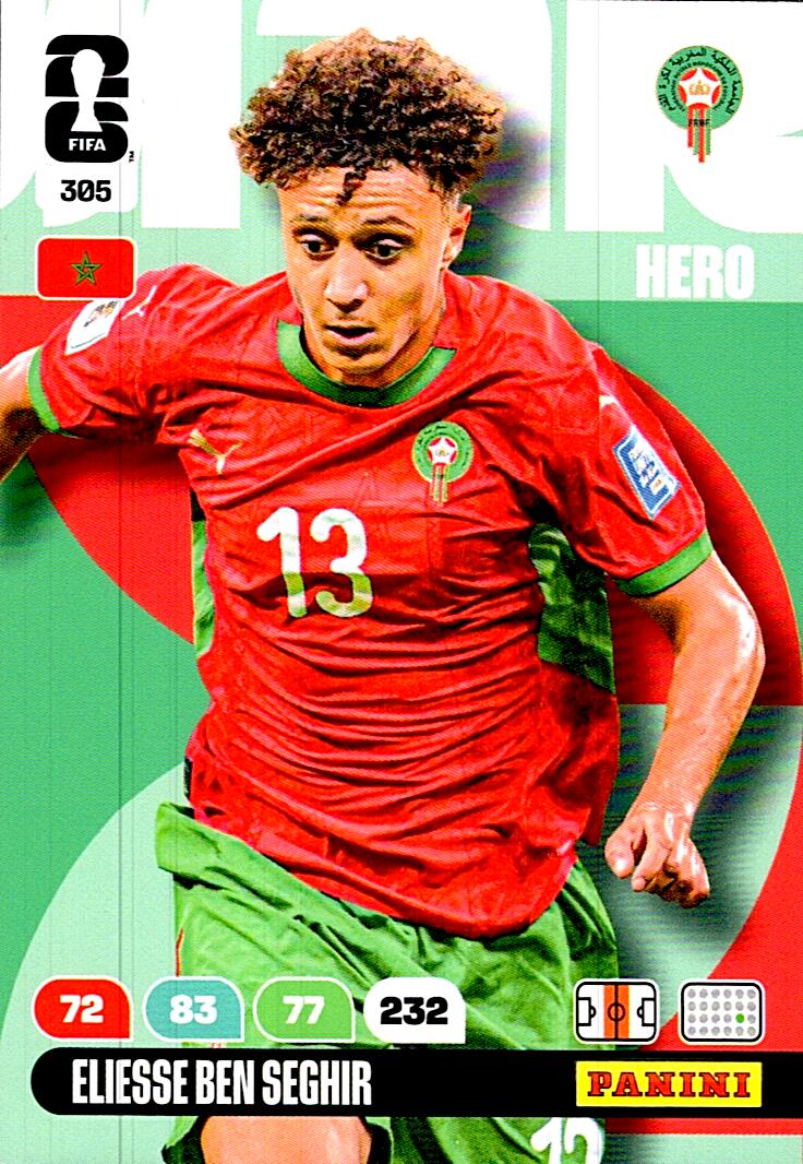 ADRENALYN WORLD CUP 2026 ELIESSE BEN SEGHIR MOROCCO Nº305