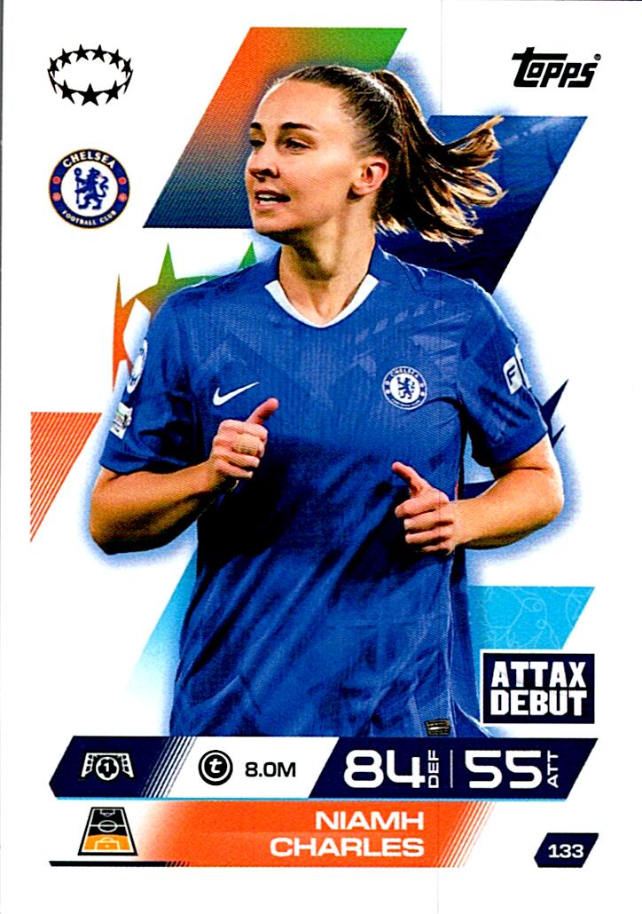TOPPS MATCH ATTAX EXTRA 2025/26 NIAMH CHARLES Nº133