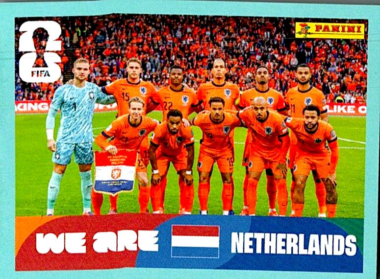 STICKERS FIFA WORLD CUP 2026 ALINEACION NºNED 13