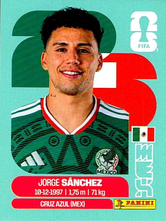 STICKERS FIFA WORLD CUP 2026 JORGE SANCHEZ NºMEX 4