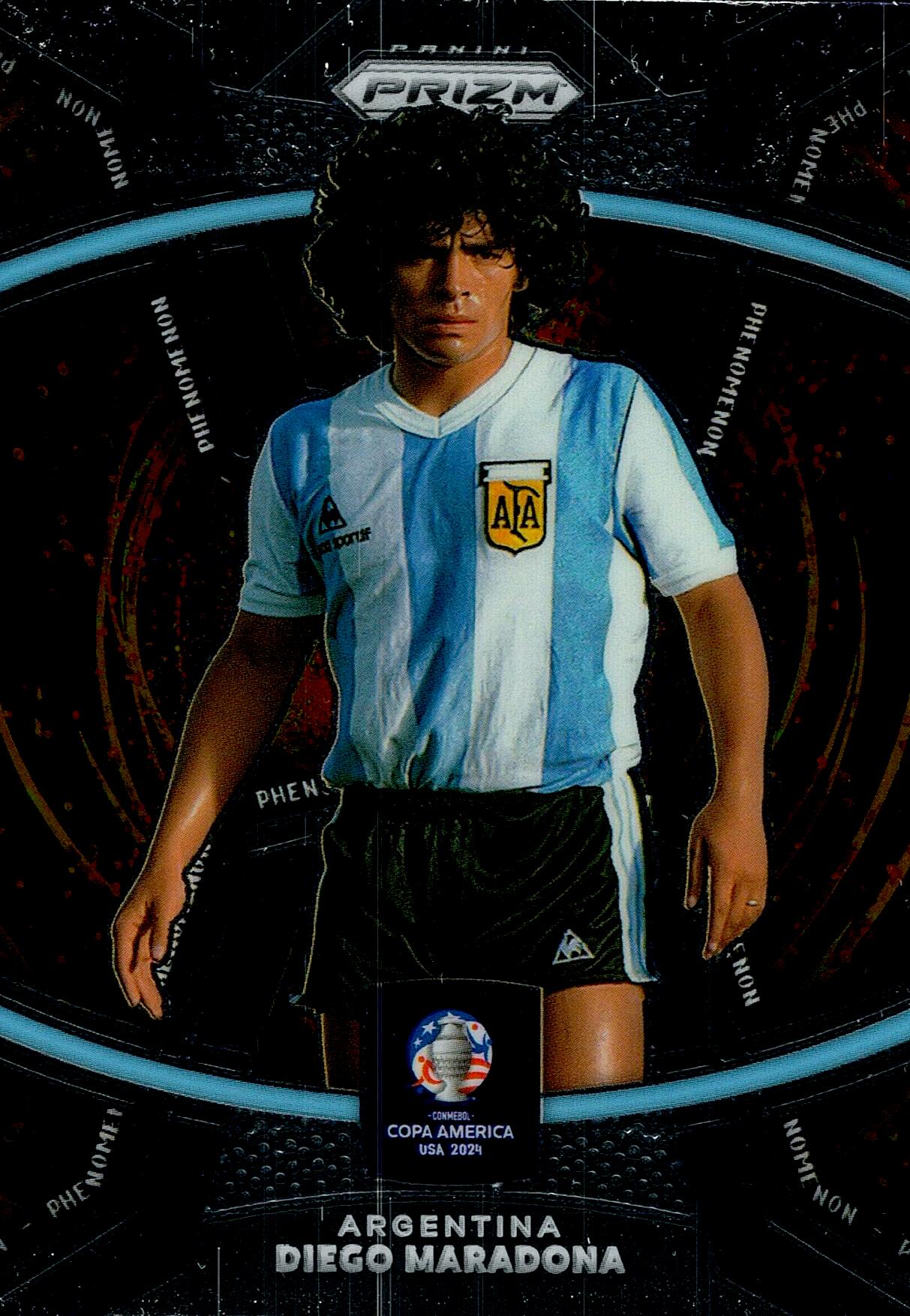 PANINI PRIZM COPA AMERICA 2023/2024 DIEGO MARADONA PHENOMENON Nº37