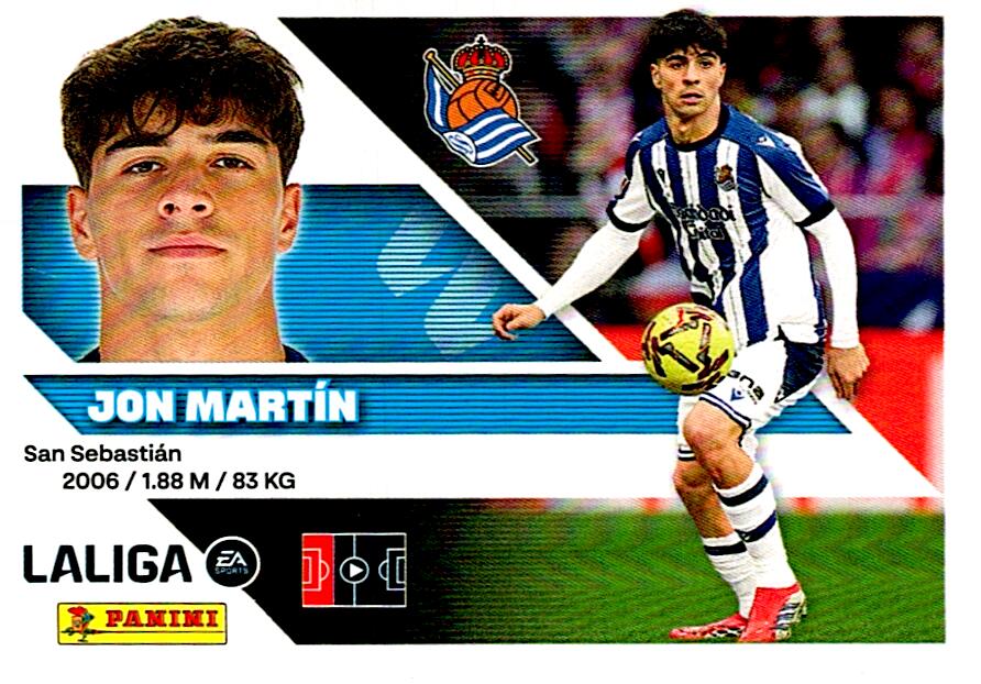 LIGA ESTE 2026/2027  REAL SOCIEDAD JON MARTÍN Nº7