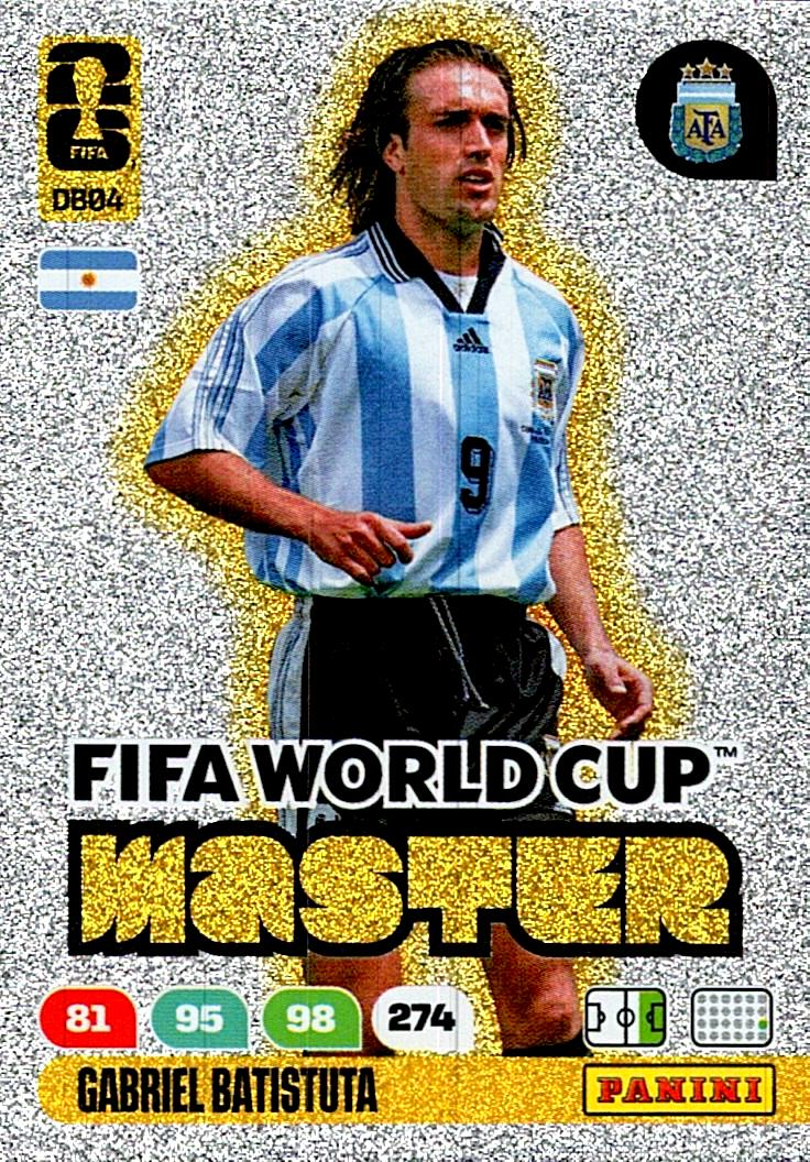 ADRENALYN WORLD CUP 2026 GABRIEL BATISTUTA NºDB04