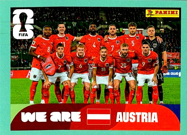 STICKERS FIFA WORLD CUP 2026 ALINEACION NºAUT 13